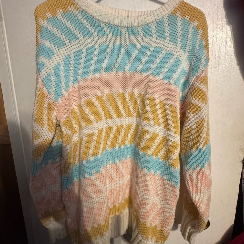 Colorful Striped Women's Sweater